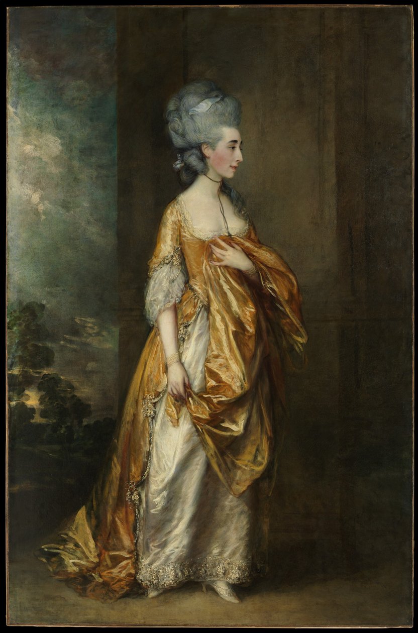 Fru Grace Dalrymple Elliott (1754?-1823) af Thomas Gainsborough