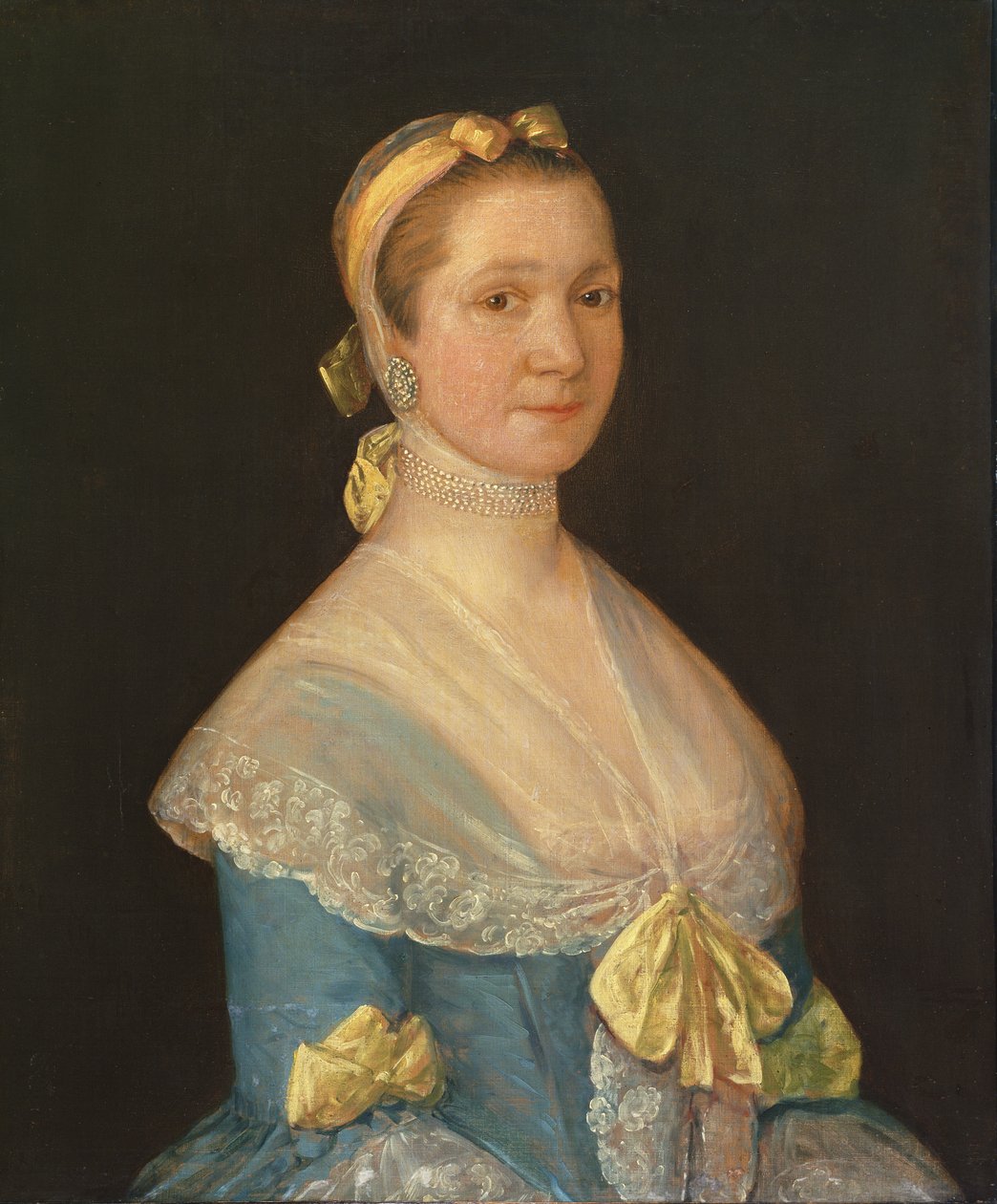 Mrs Prudence Rix (1708-83) ca. 1756 (olie på lærred) af Thomas Gainsborough