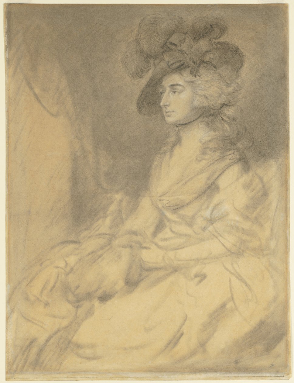 Fru Sarah Siddons af Thomas Gainsborough
