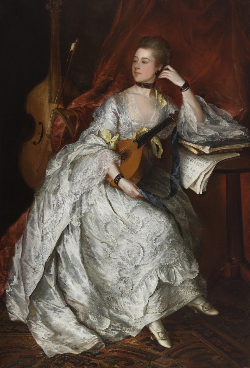 Portræt af Ann Ford (senere fru Philip Thicknesse) af Thomas Gainsborough