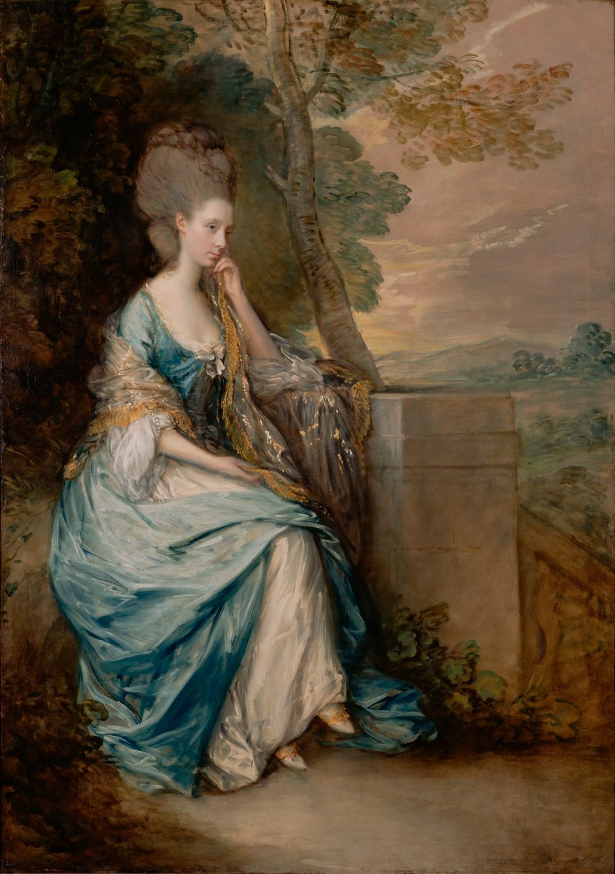 Portræt af Anne, grevinde af Chesterfield af Thomas Gainsborough