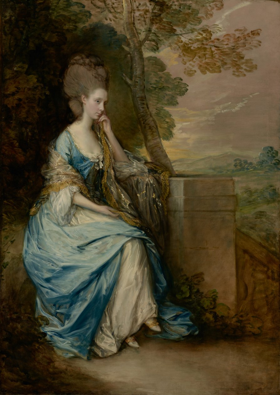 Portræt af Anne, grevinde af Chesterfield af Thomas Gainsborough