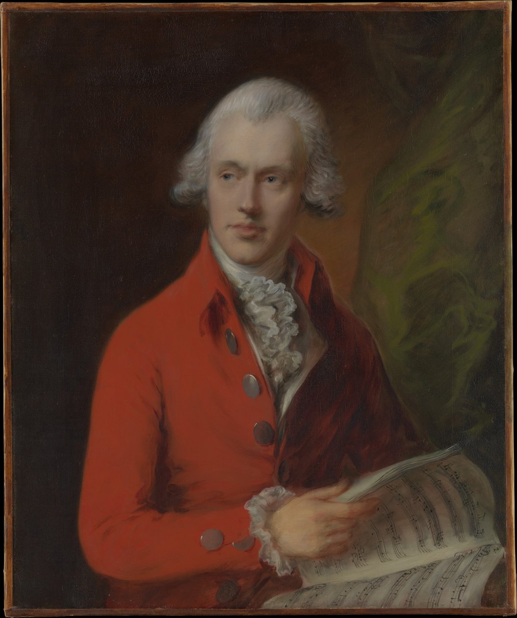 Portræt af Charles Rousseau Burney (1747-1819) af Thomas Gainsborough