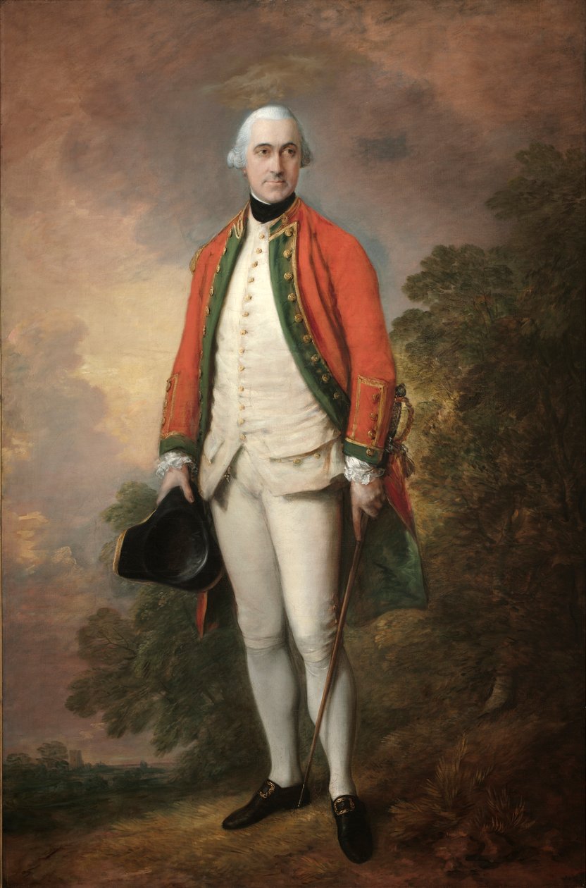 Portræt af George Pitt, First Lord Rivers, ca. 1768-1769. af Thomas Gainsborough