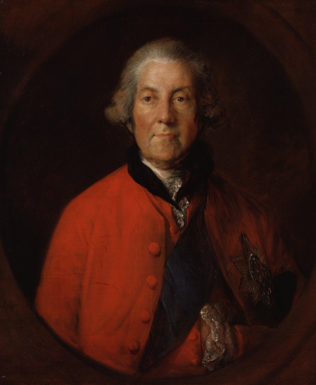 Portræt af John Russell, 4. hertug af Bedford (1710-1771) af Thomas Gainsborough