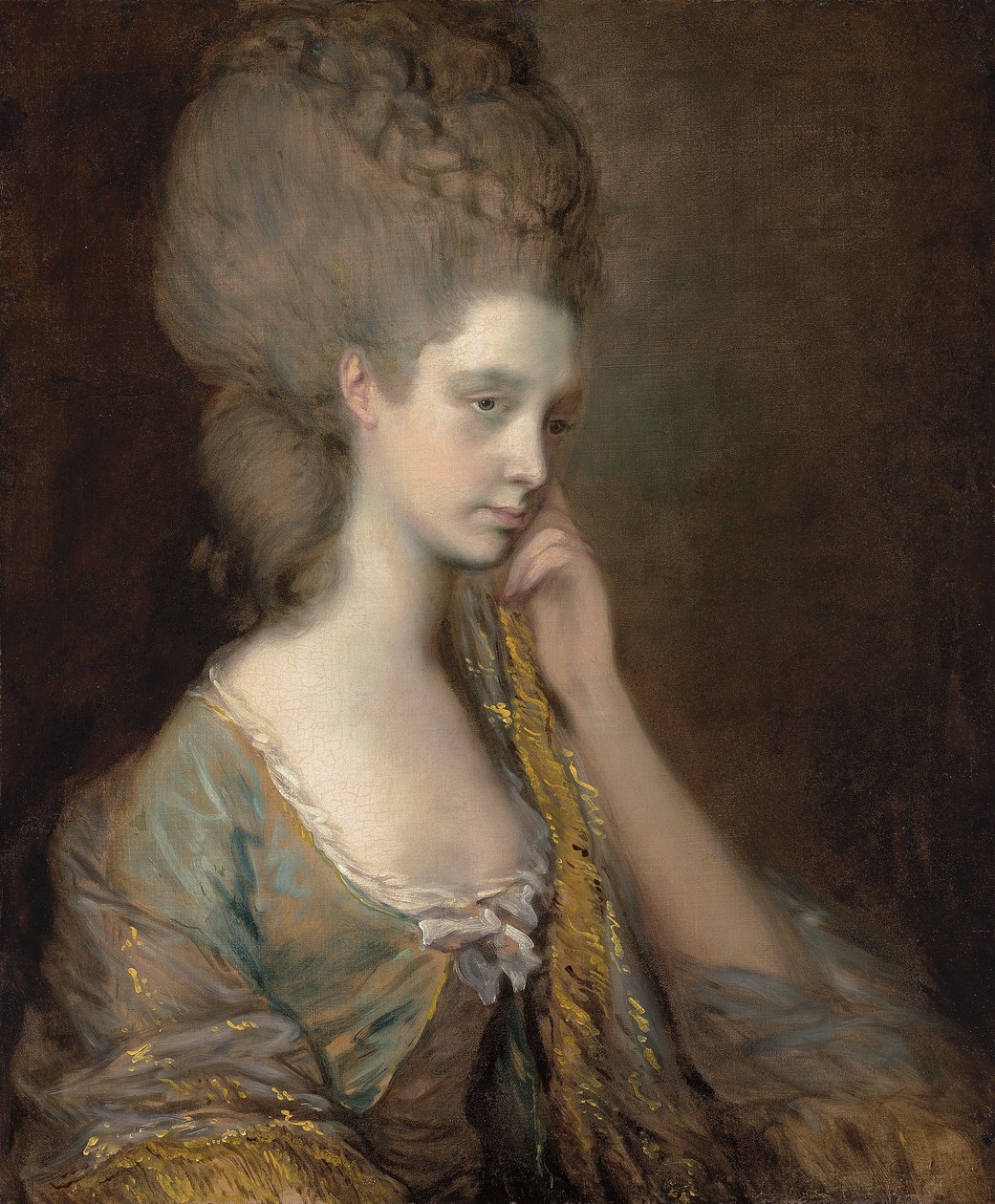 Portræt af Lady Anne Thistlethwaite, grevinde af Chesterfield af Thomas Gainsborough