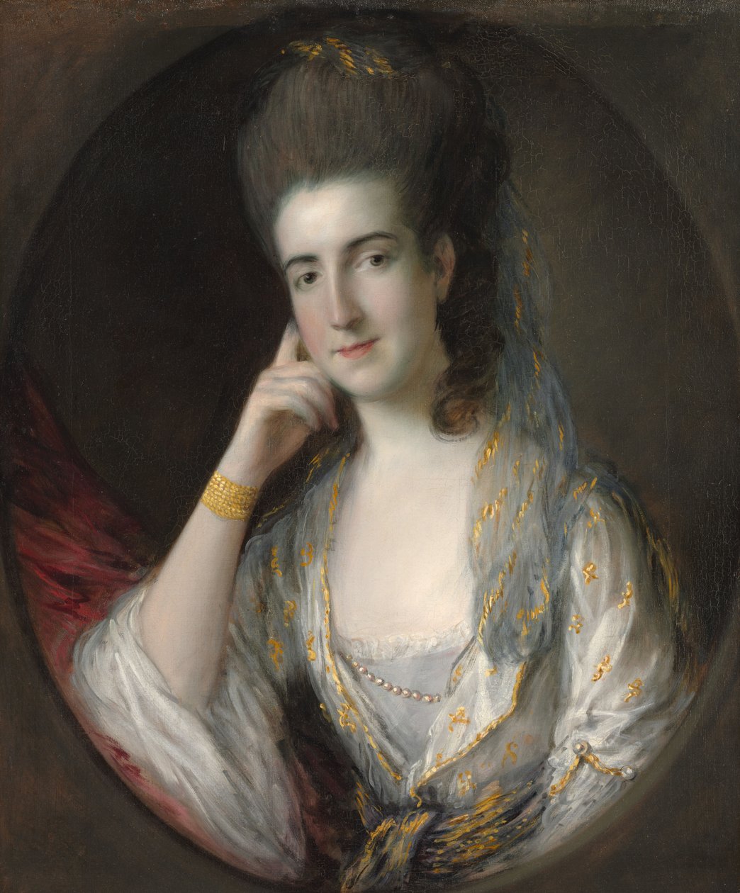 Portræt af Mary Wise, ca. 1776 (olie på lærred) af Thomas Gainsborough
