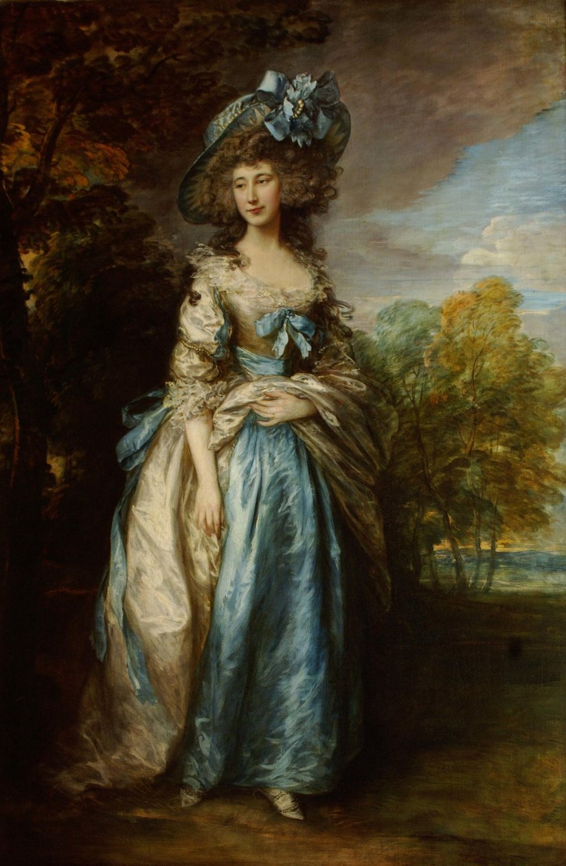 Portræt af Sophia Charlotte Digby, Lady Sheffield af Thomas Gainsborough