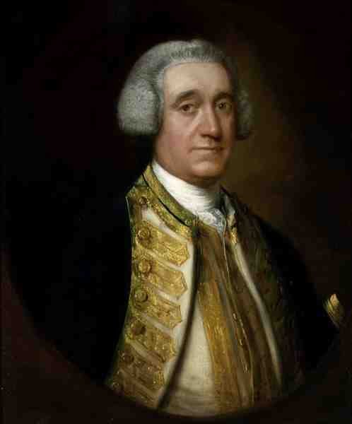 Portræt af viceadmiral Thomas Broderick (d.1769) (olie på lærred) af Thomas Gainsborough