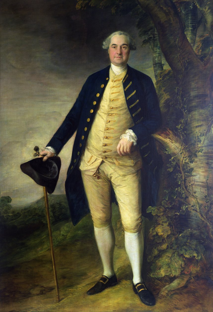 Portræt af William Hall, 2. Viscount Gage af Thomas Gainsborough