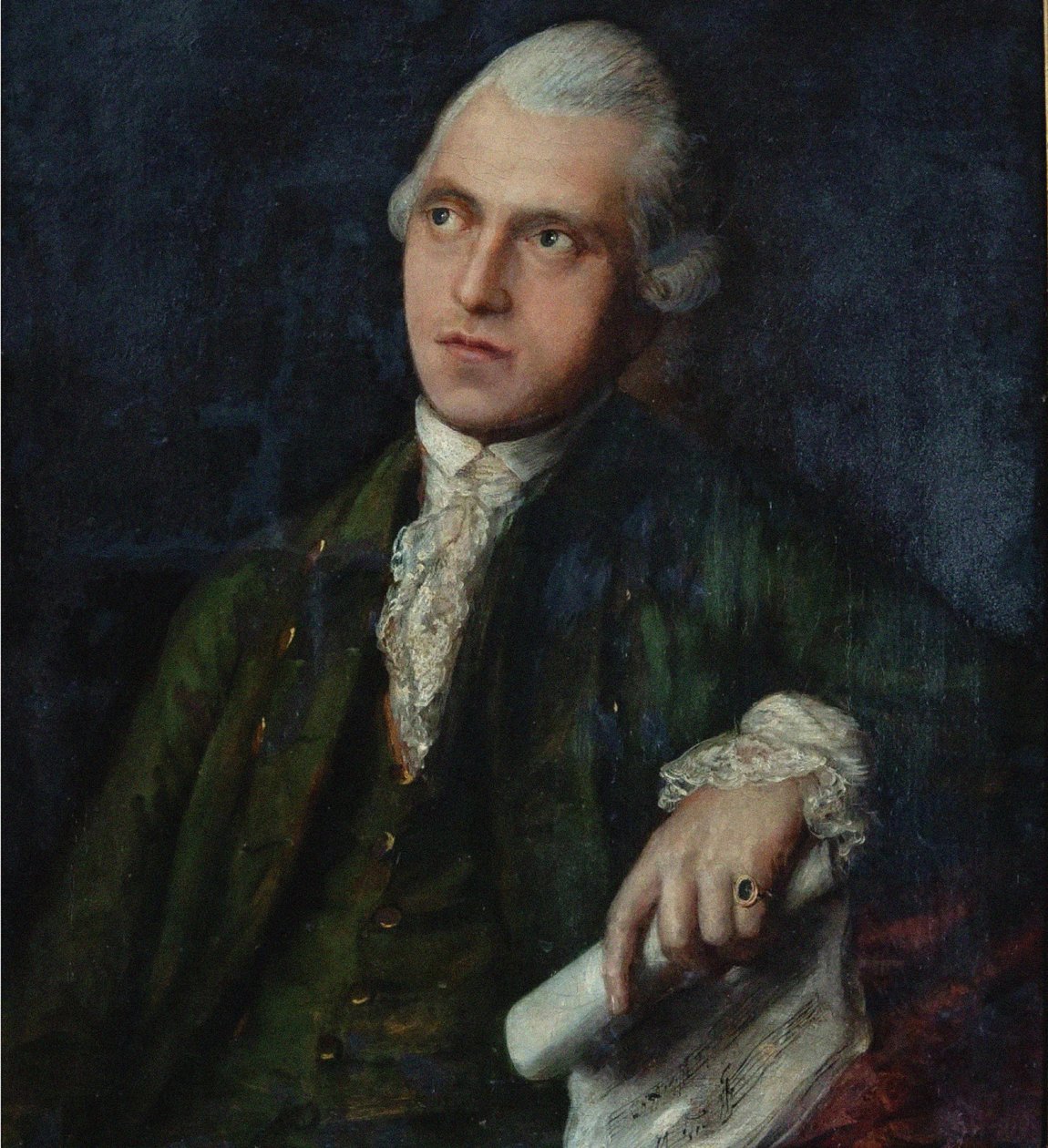 Portræt af komponisten og violinisten Antonín Kammel 1730-1784, c.1768. af Thomas Gainsborough