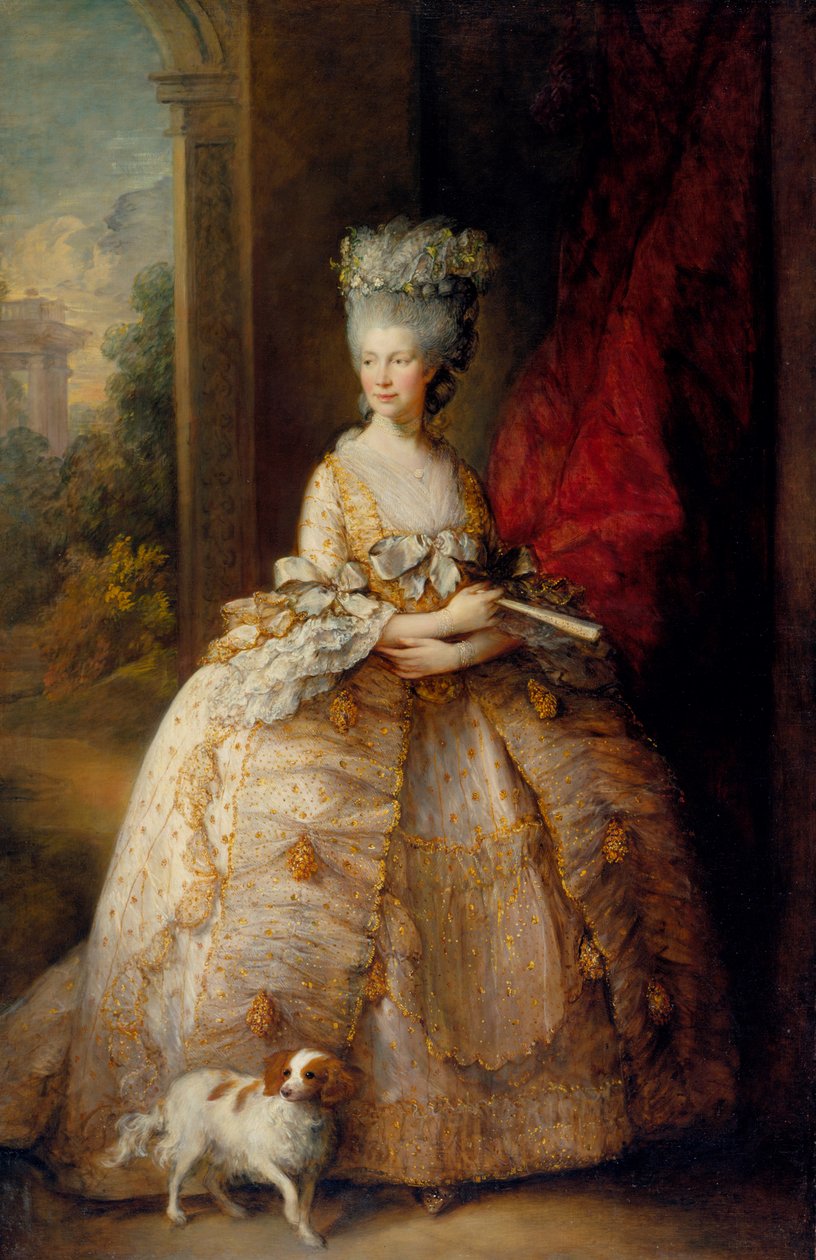 Dronning Charlotte (1744-1818) af Thomas Gainsborough