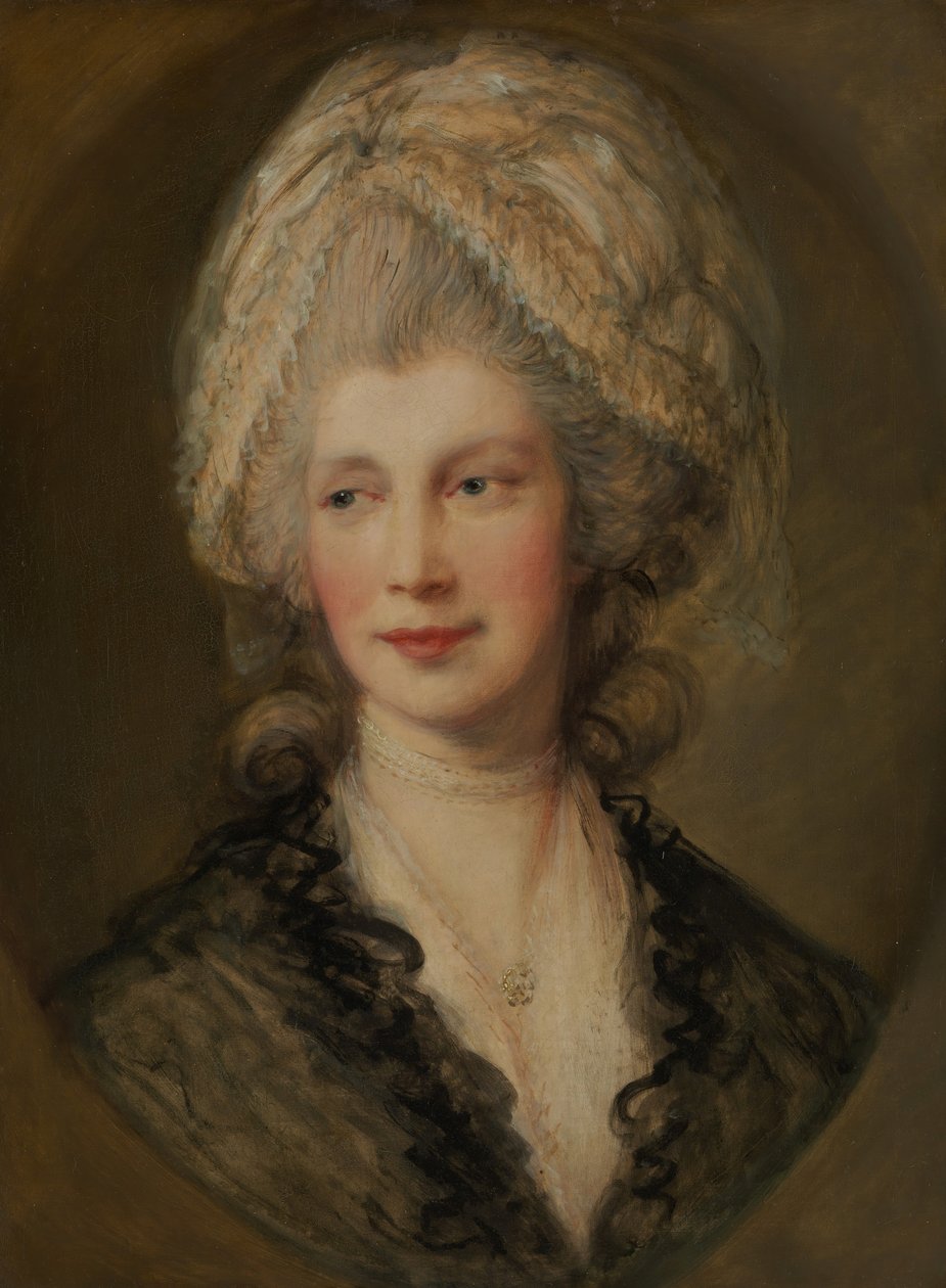Dronning Charlotte. af Thomas Gainsborough