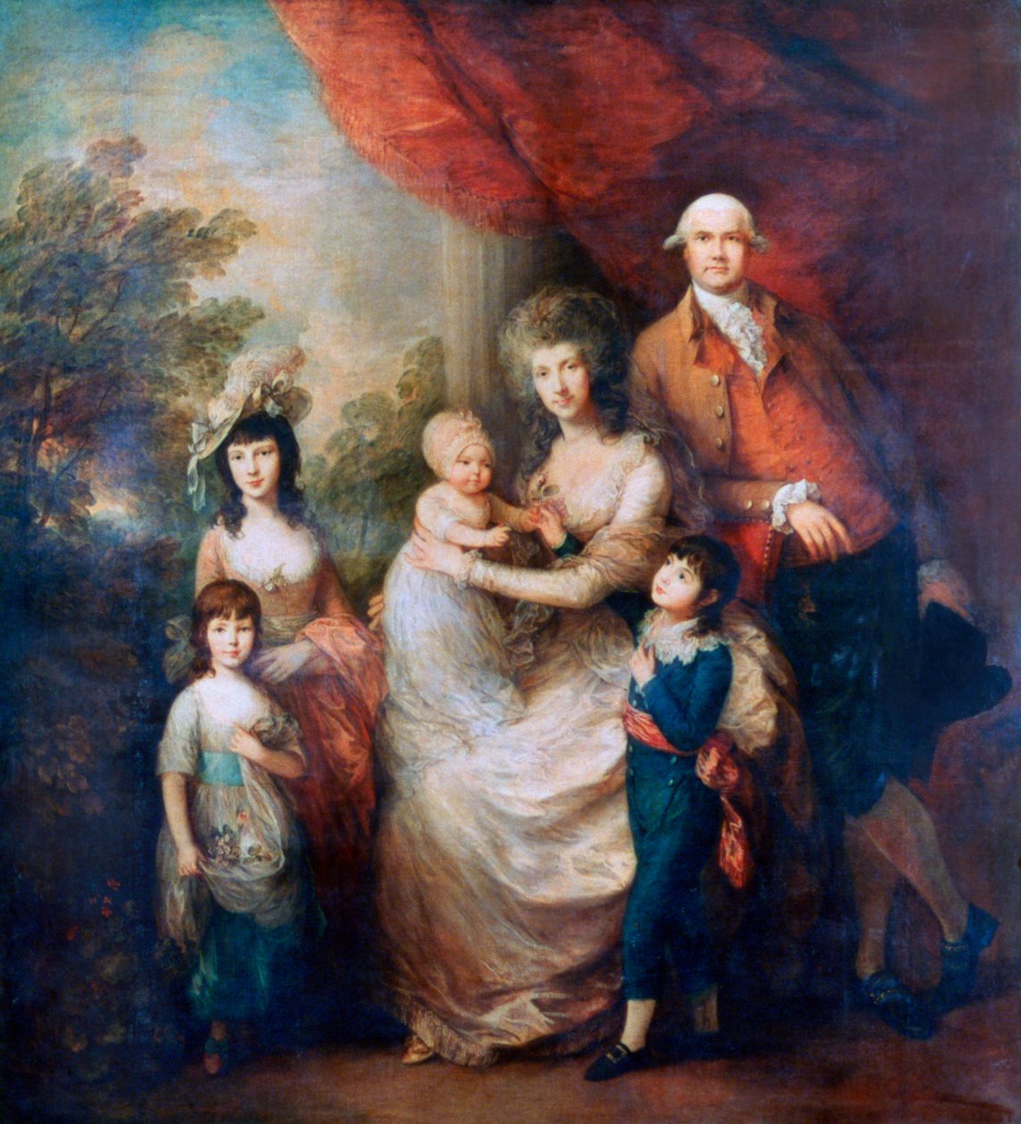 Familien Baillie, c1784 af Thomas Gainsborough