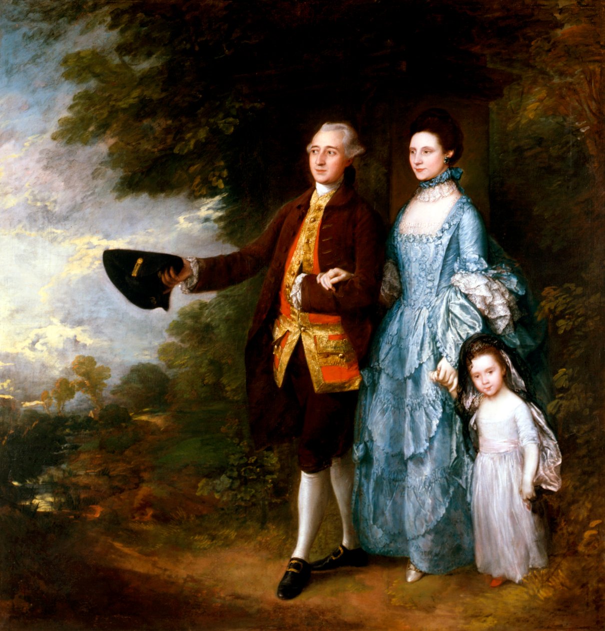The Byam Family af Thomas Gainsborough af Thomas Gainsborough