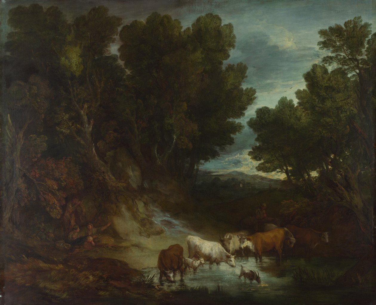 Vandingsstedet, før 1777 af Thomas Gainsborough