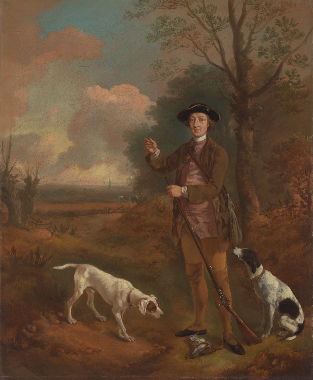 Major John Dade fra Tannington, Suffolk af Thomas Gainsborough RA