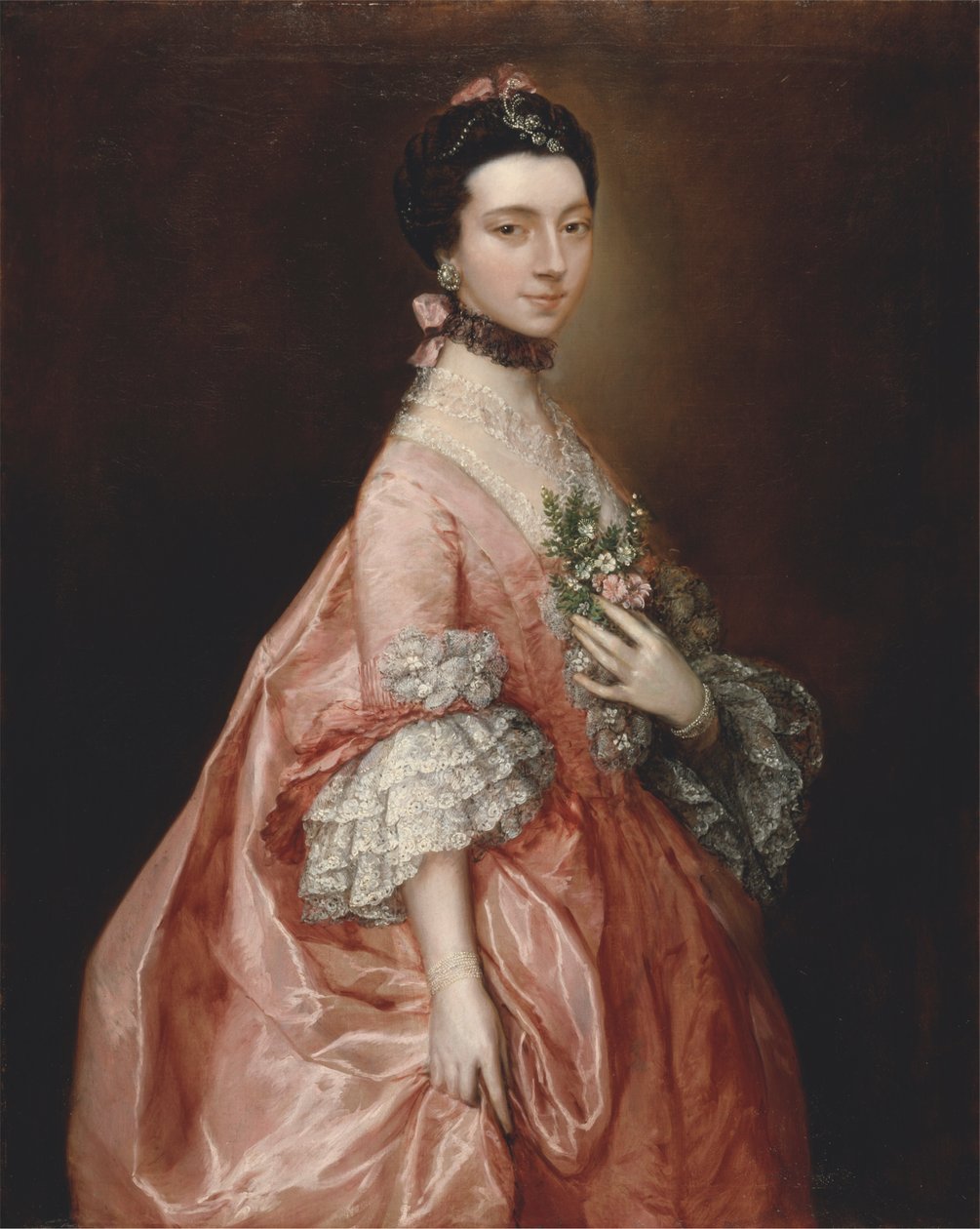 Mary Little, senere Lady Carr af Thomas Gainsborough RA