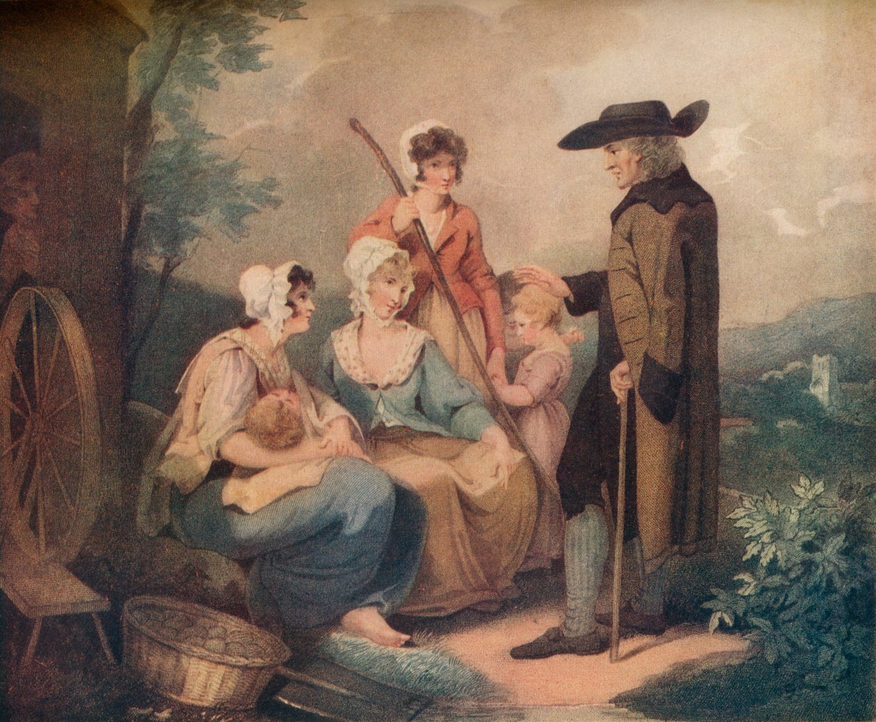 Hyttedøren, c1791 af Thomas Gaugain