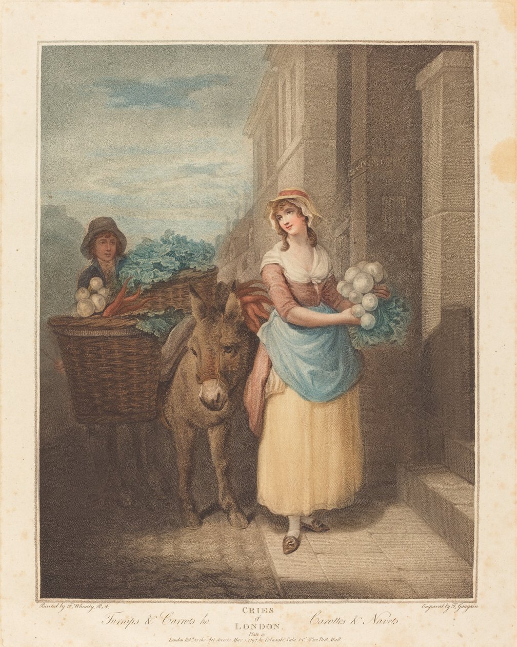 Roer og gulerødder Ho af Thomas Gaugain after Francis Wheatley
