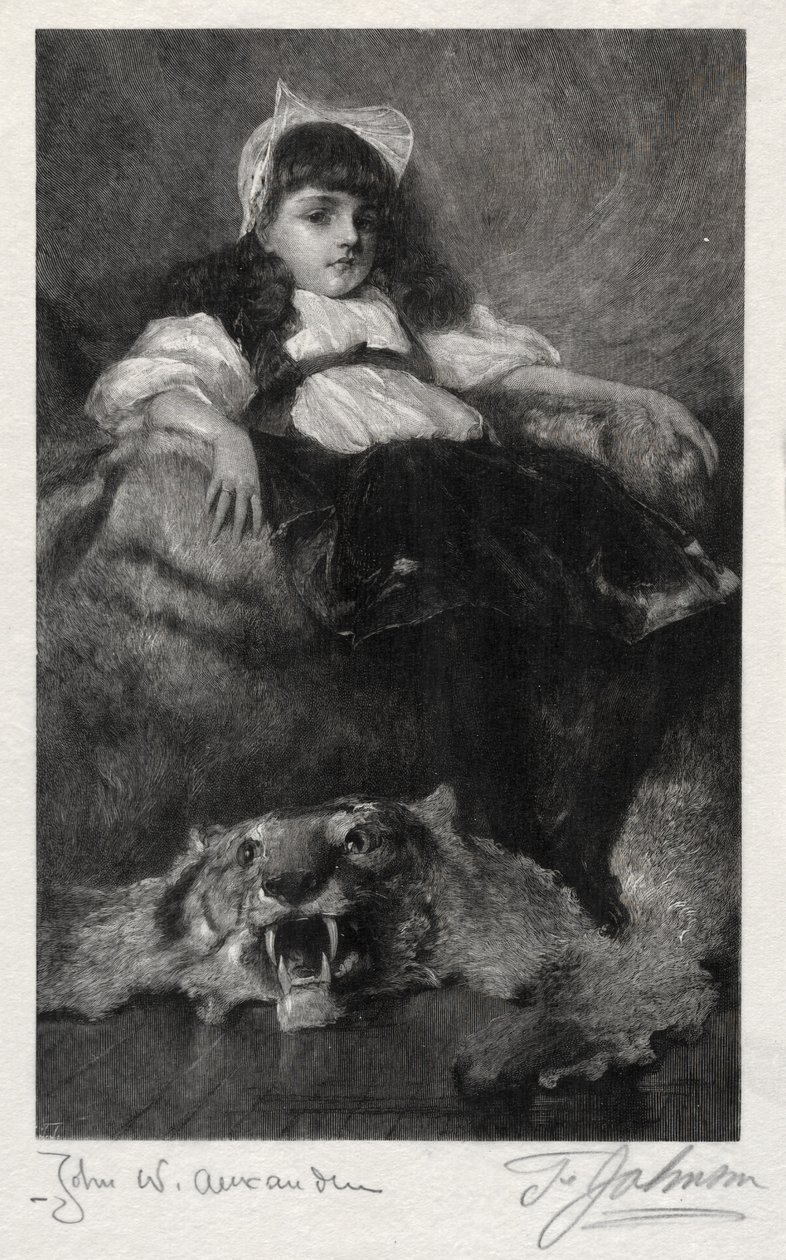 Portræt af et barn af Thomas George Johnson