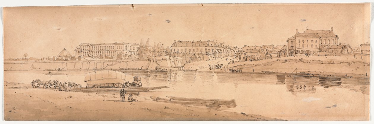 Et udvalg af tyve af de mest maleriske udsigter i Paris, 1802. af Thomas Girtin