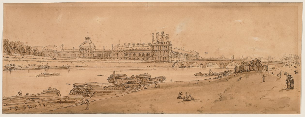 Et udvalg af tyve af de mest maleriske udsigter i Paris, 1802. af Thomas Girtin
