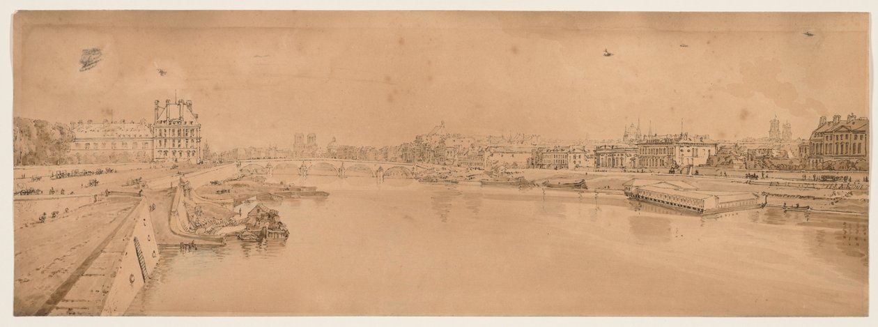 Et udvalg af tyve af de mest maleriske udsigter i Paris, 1802. af Thomas Girtin