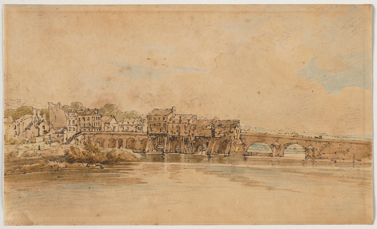 Et udvalg af tyve af de mest maleriske udsigter i Paris, 1802. af Thomas Girtin