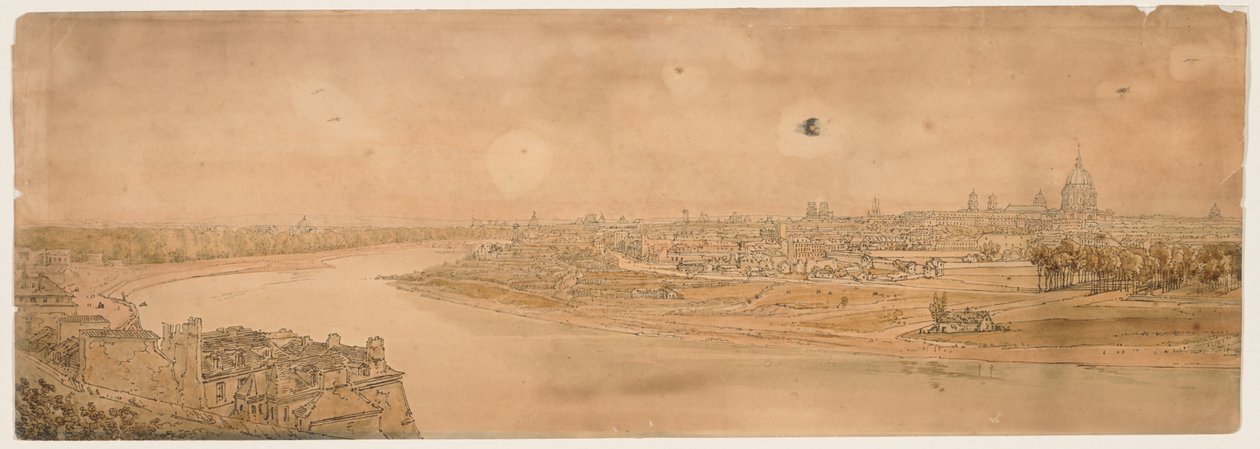 Et udvalg af tyve af de mest maleriske udsigter i Paris, 1802. af Thomas Girtin