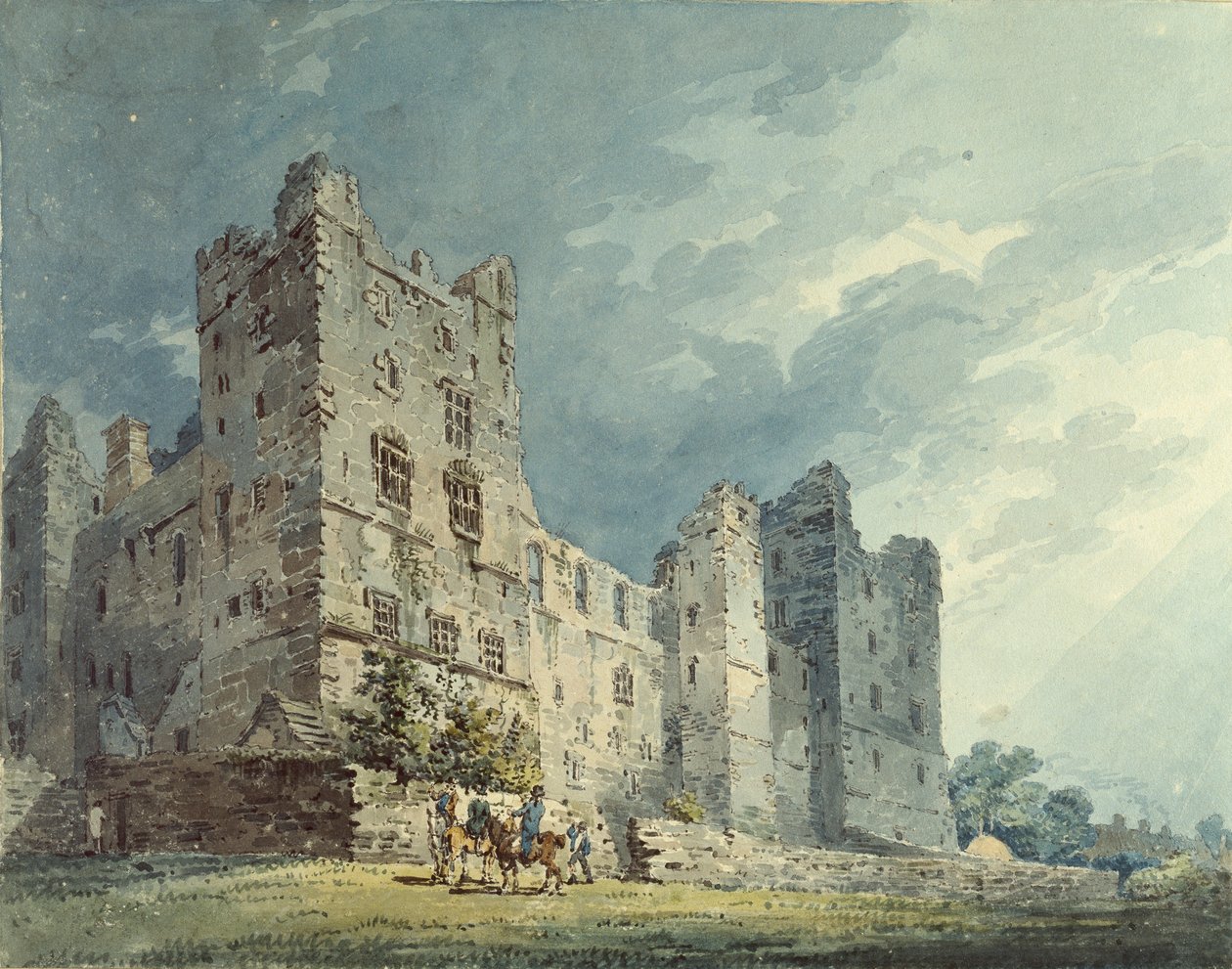 Bolton Castle, Yorkshire, 1795-1802 af Thomas Girtin