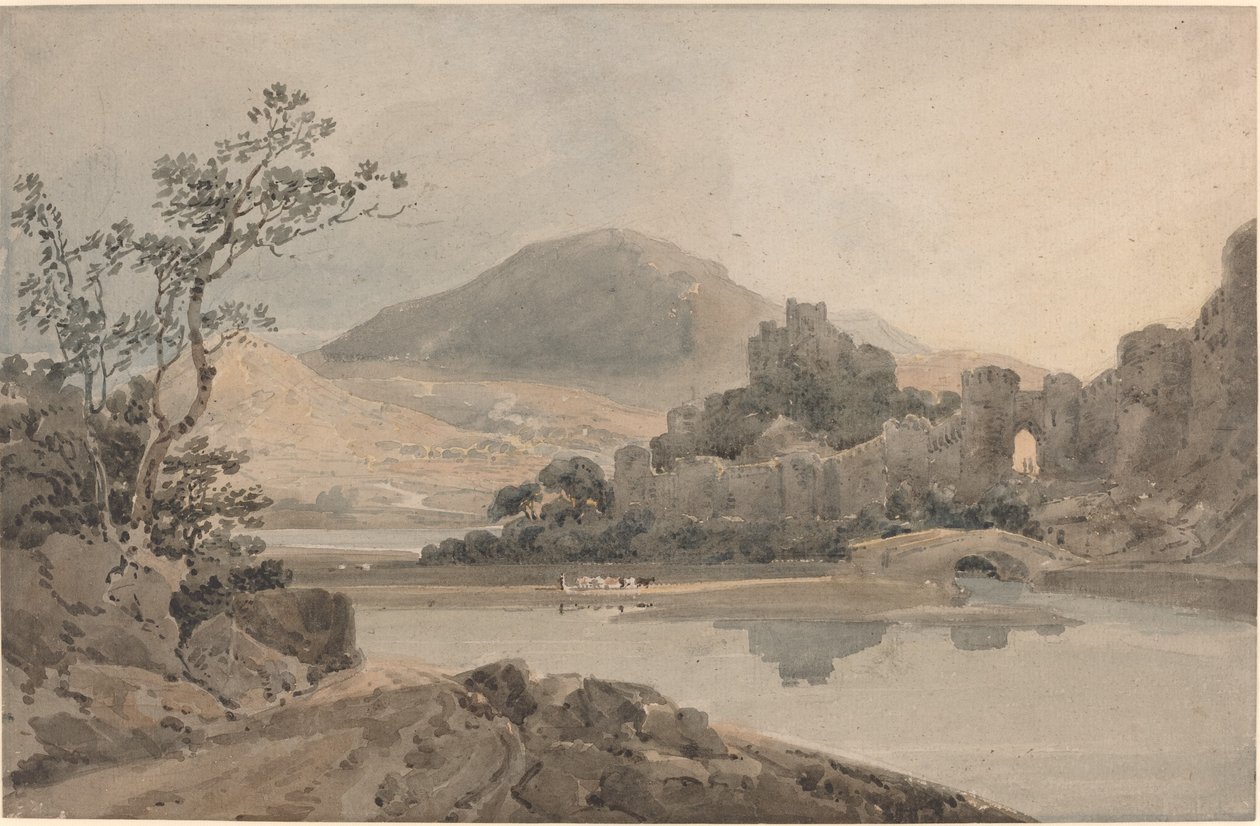 Conwy Castle, North Wales af Thomas Girtin