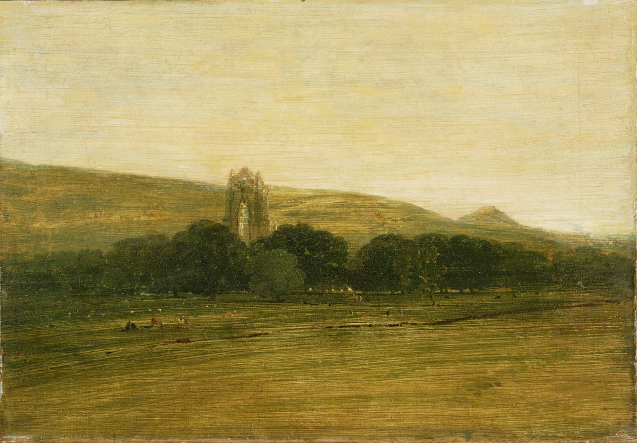 Guisborough Priory, ca. 1801-02 (olie på lærred) af Thomas Girtin