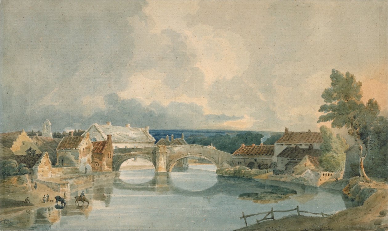 Morpeth Bridge af Thomas Girtin
