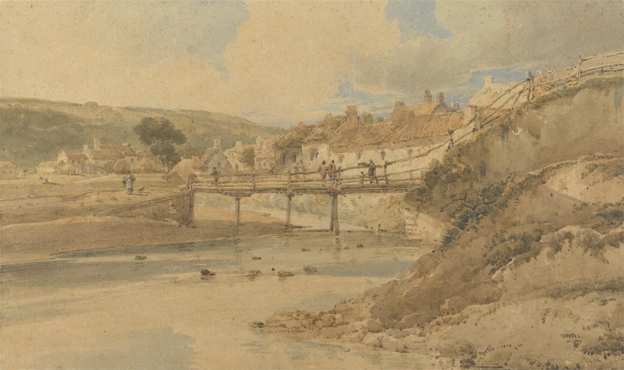 Sandsend, Yorkshire af Thomas Girtin
