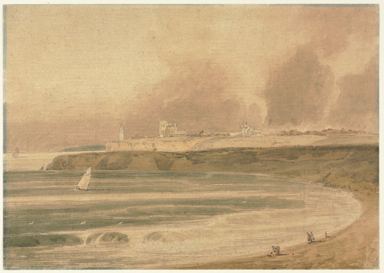 Tynemouth, Northumberland. af Thomas Girtin