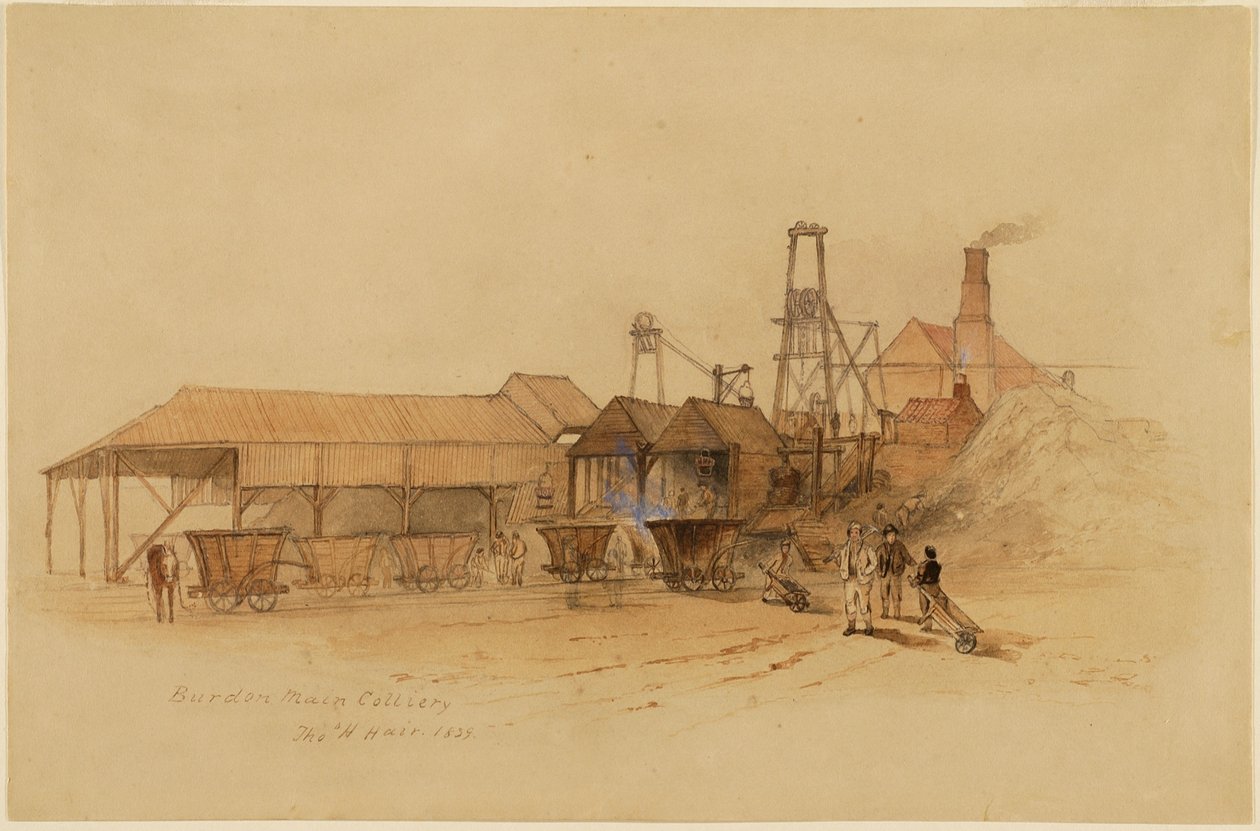 Burdon Main Colliery af Thomas H. Hair