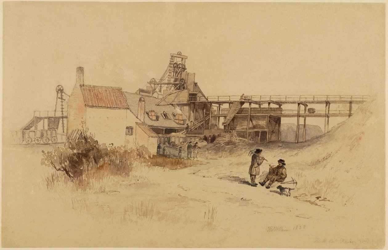The B Pit, Fawden Colliery af Thomas H. Hair