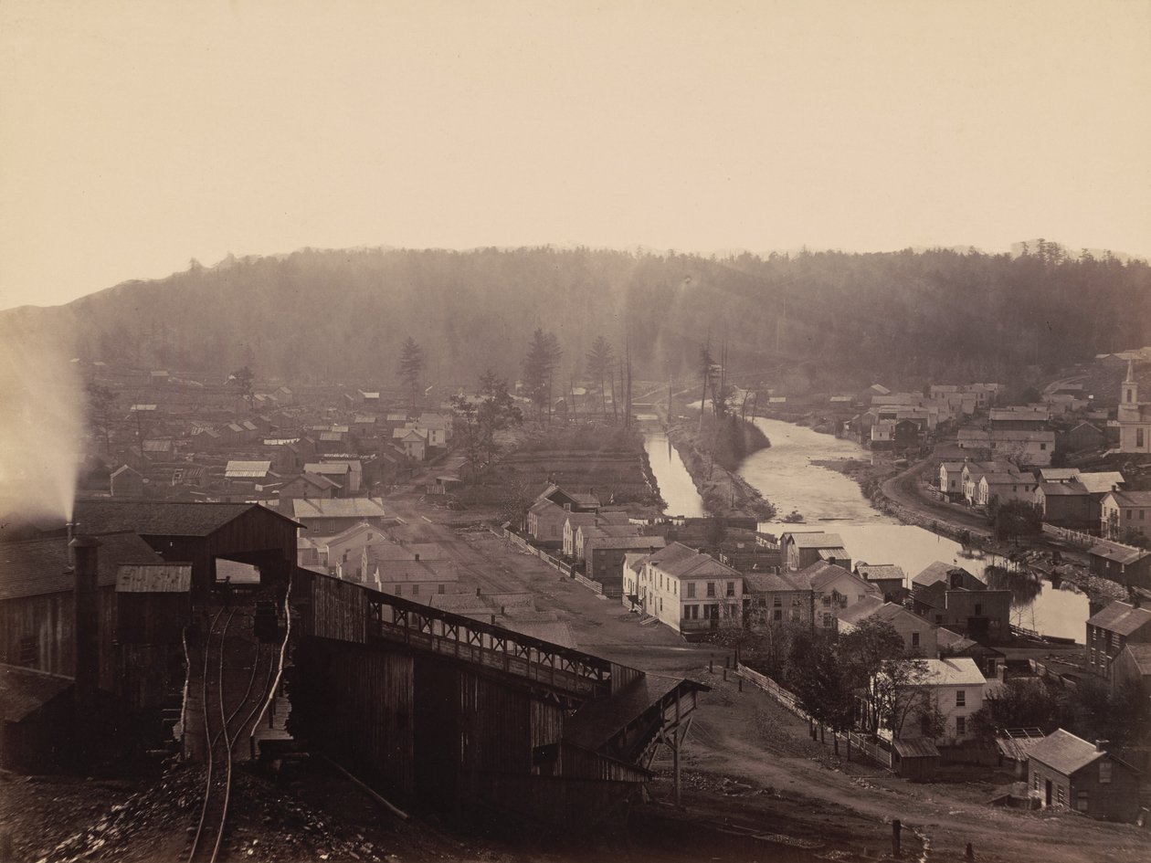 Archbald, Del  Hudson Canal Co, ca. 1863-1865 (foto) af Thomas H. Johnson
