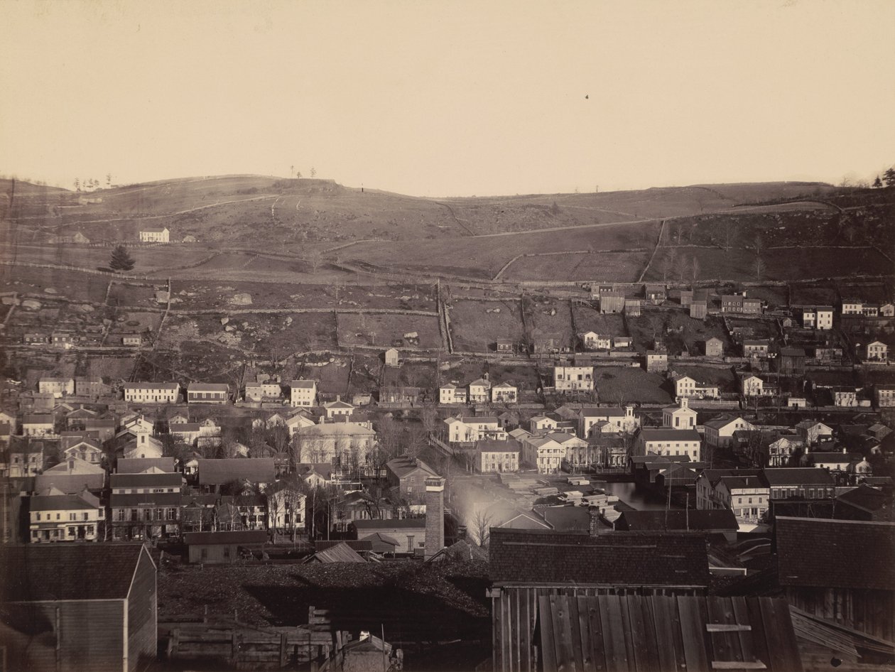 Honesdale, sektion 4, Del  Hudson Canal Co, ca. 1863-1865 (foto) af Thomas H. Johnson