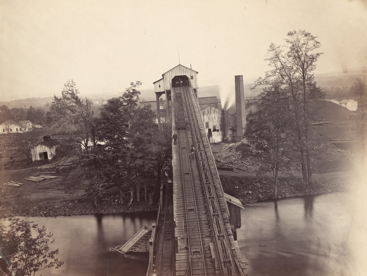 Von Storch Breaker, Del. & Hudson Canal Co., ca. 1863-1865. af Thomas H. Johnson