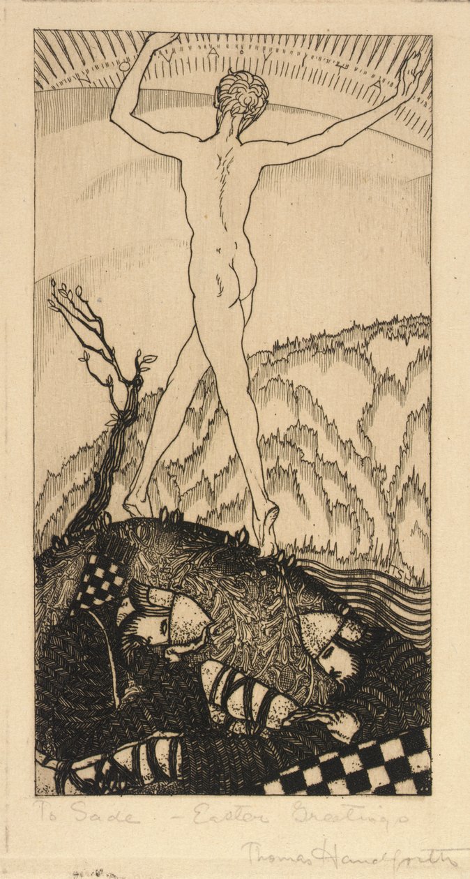 Påskehilsener af Thomas Handforth