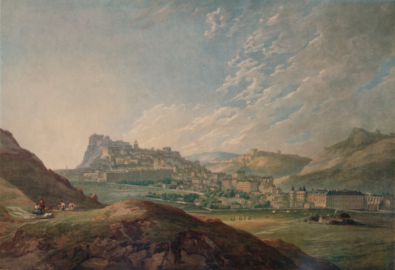 Edinburgh fra Arthurs Seat, 1778, 1935 af Thomas Hearne
