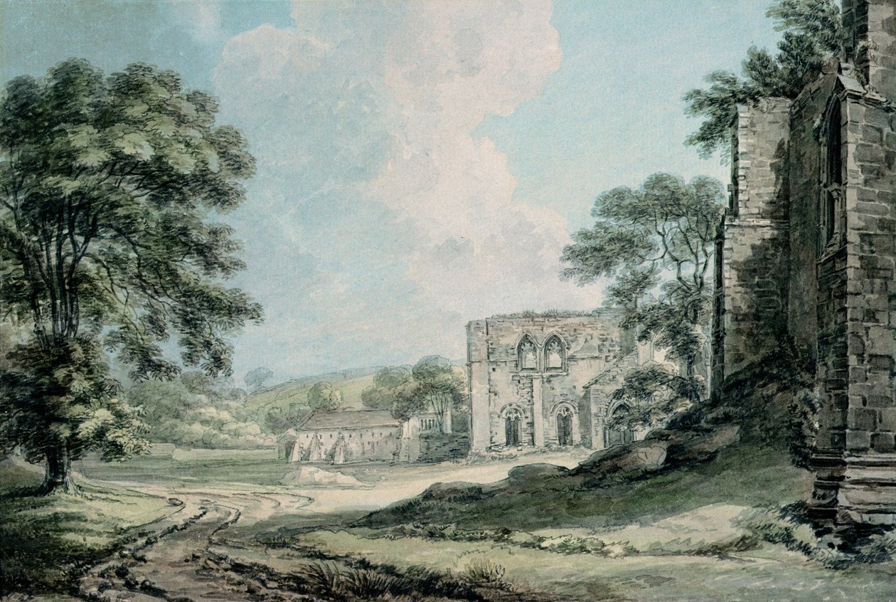 Furness Abbey, Lancashire af Thomas Hearne