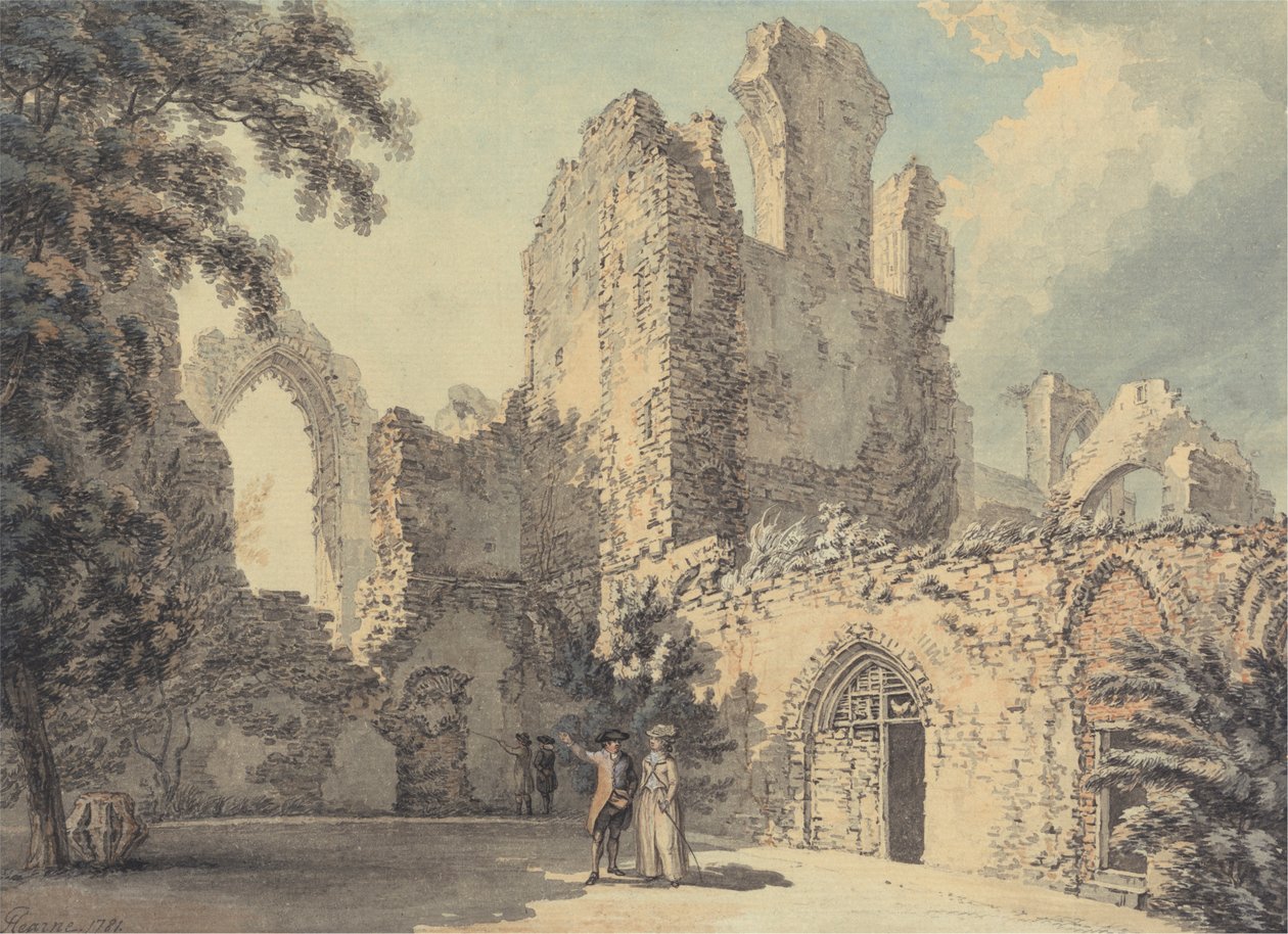 Ruinerne af Leiston Abbey af Thomas Hearne