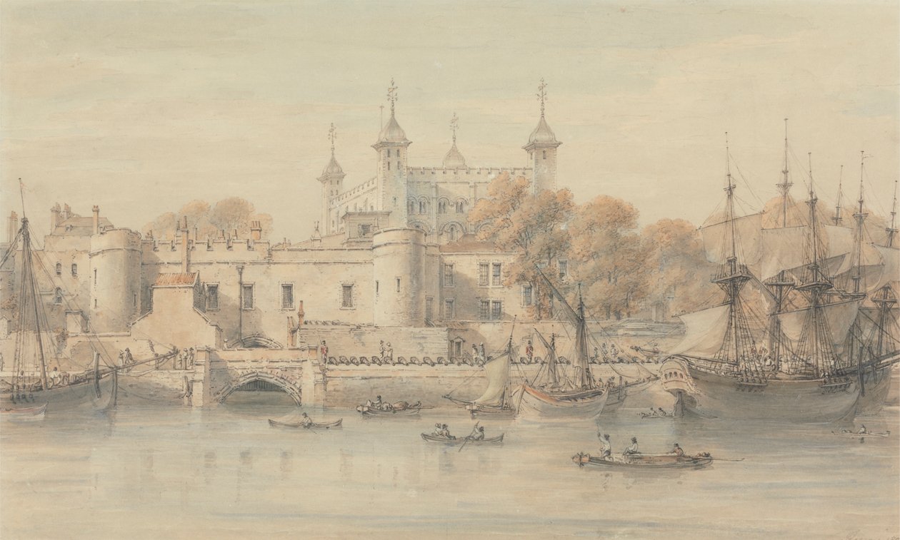 The Tower of London af Thomas Hearne