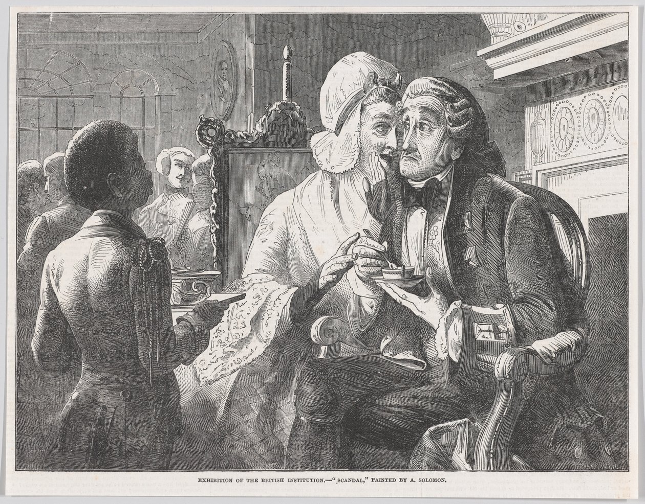 Scandal, fra Illustrated London News, 15. februar 1851., 15. februar 1851. af Thomas Heaviside