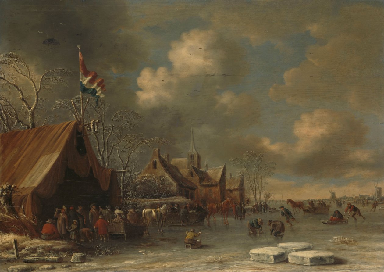 Nyder isen, 1677 af Thomas Heeremans