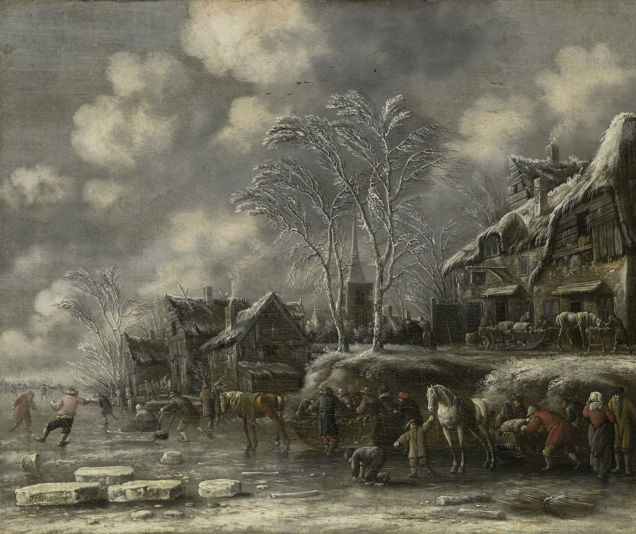 Vinterscene af Thomas Heeremans
