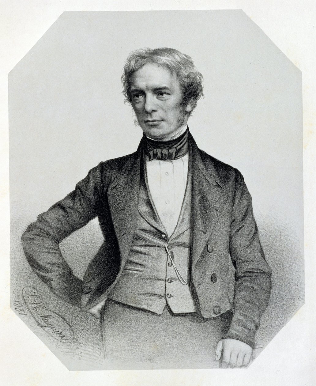 Michael Faraday (1791-1867) 1851 af Thomas Herbert Maguire